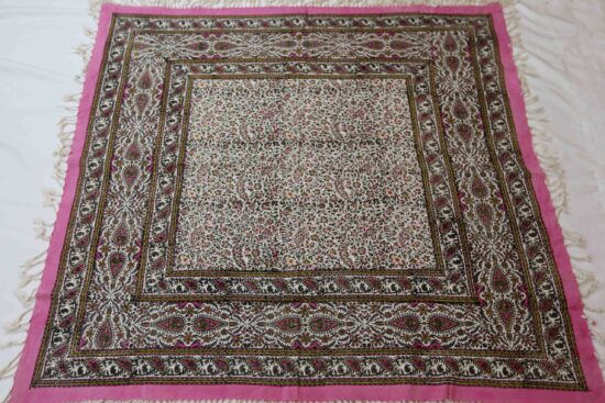Hand printed Galamkar Isfahan Tablecloth - Image 2