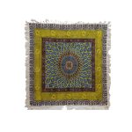 Hand printed Galamkar Tablecloth-Paisley