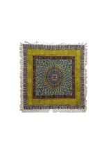 Hand printed Galamkar Tablecloth-Paisley