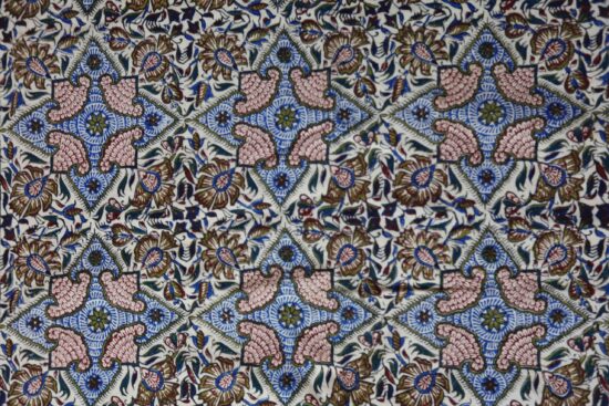 Hand printed Galamkar Isfahan Tablecloth - Image 3
