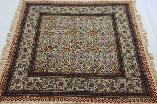 Hand printed Galamkar Isfahan Tablecloth - Image 2