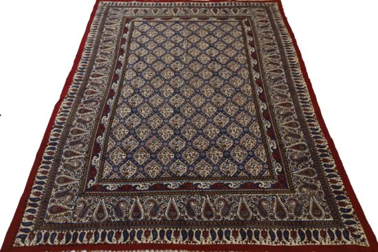 Hand printed Galamkar Isfahan Tablecloth - Image 2