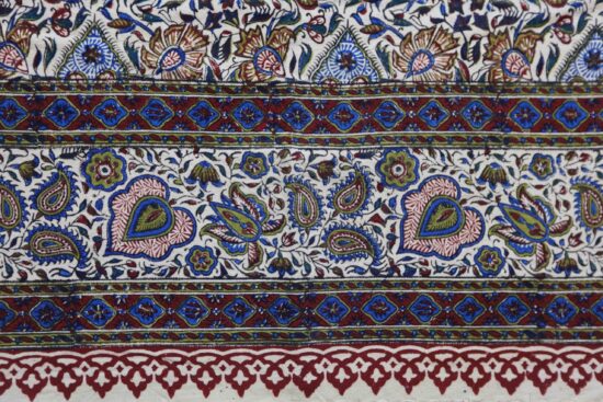 Hand printed Galamkar Isfahan Tablecloth - Image 4