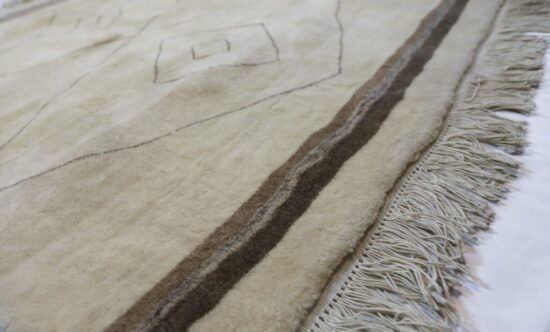 Modern Minimal Carpet - undyed - Image 6
