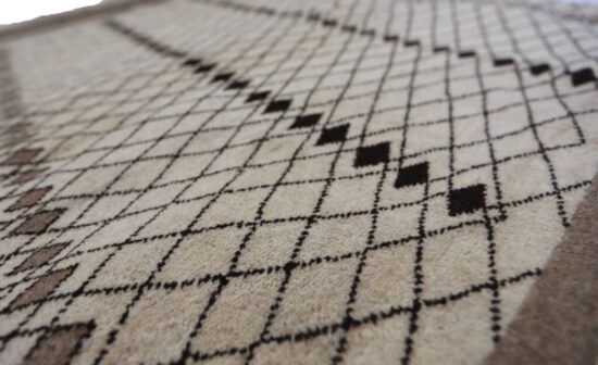 Berber Minimal Carpet - undyed - Image 6