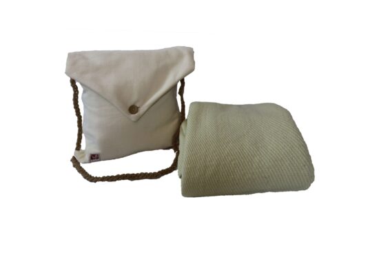 Handwoven Merino Wool Throw Blanket - Image 5