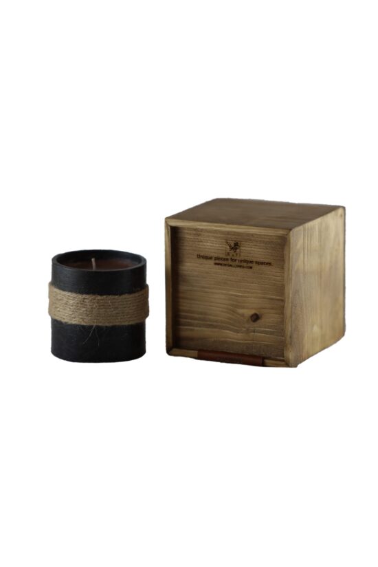 Handcrafted Stone Candle - Stone Age