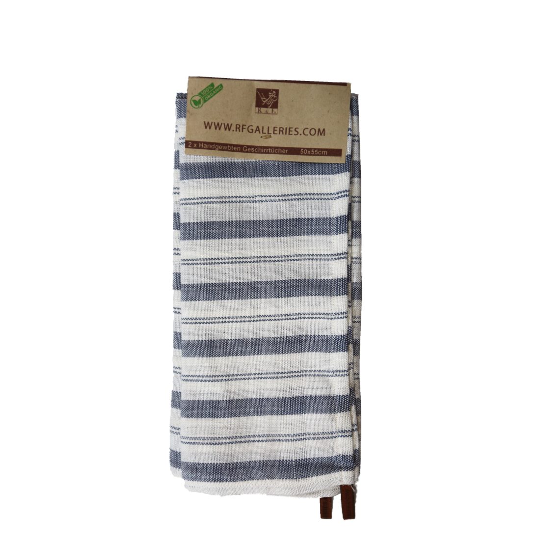 2xHandloom Organic Kitchen Towels