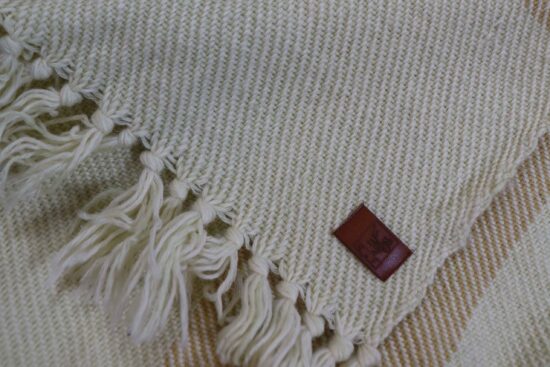 Handwoven Merino Wool Throw Blanket - Image 3