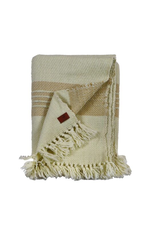 Handwoven Merino Wool Throw Blanket
