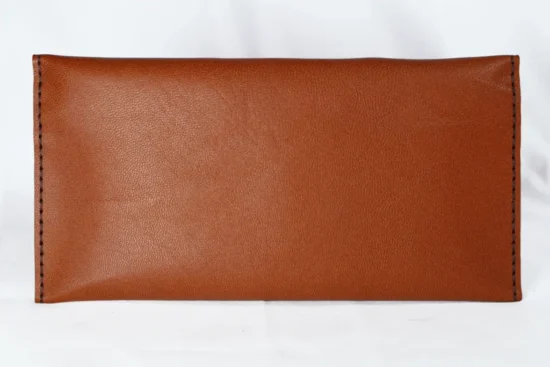 Hand-stitched Leather Cosmetic Bag-Sirin - Image 8