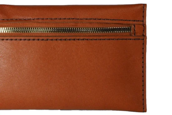 Hand-stitched Leather Cosmetic Bag-Sirin - Image 7