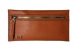 Hand-stitched Leather Cosmetic Bag-Sirin - Image 3