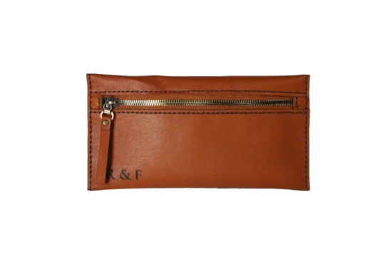 Hand-stitched Leather Cosmetic Bag-Sirin