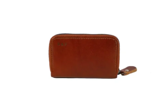 Hand-stitched Leather Card Wallet