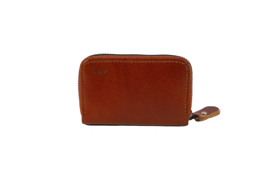 LQ TOP2 1225A08G 10.7 x7,2x2,3 Hand-stitched Leather Card Wallet - Image 1