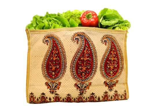 Handprinted Shopping Bag Galamkar - Image 2