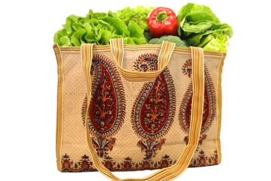 Handprinted Shopping Bag Galamkar