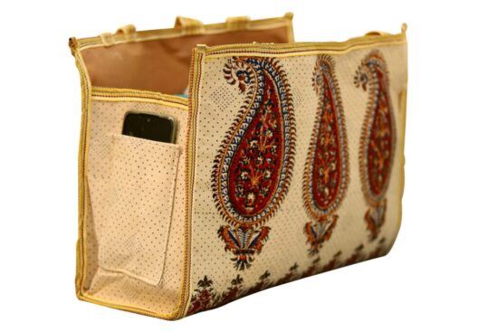 Handprinted Shopping Bag Galamkar - Image 3